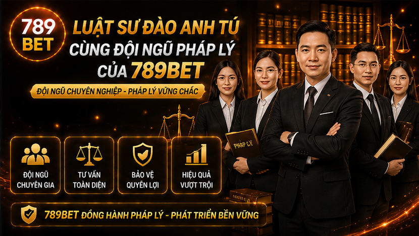 Luật sư Đào Anh Tú cùng đội ngũ pháp lý của 789Bet
